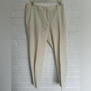 Paul & Shark Elegant Cream Wide-Leg Trousers for Sophisticated Style